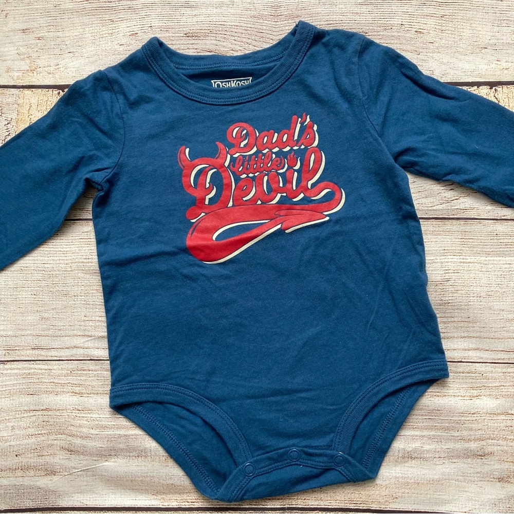 OshKosh Long Sleeve Bodysuit Boys Size 18 mo